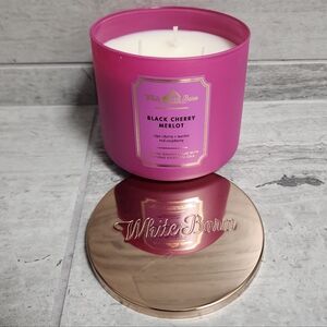 White Barn Black Cherry Merlot 3-Wick Candle